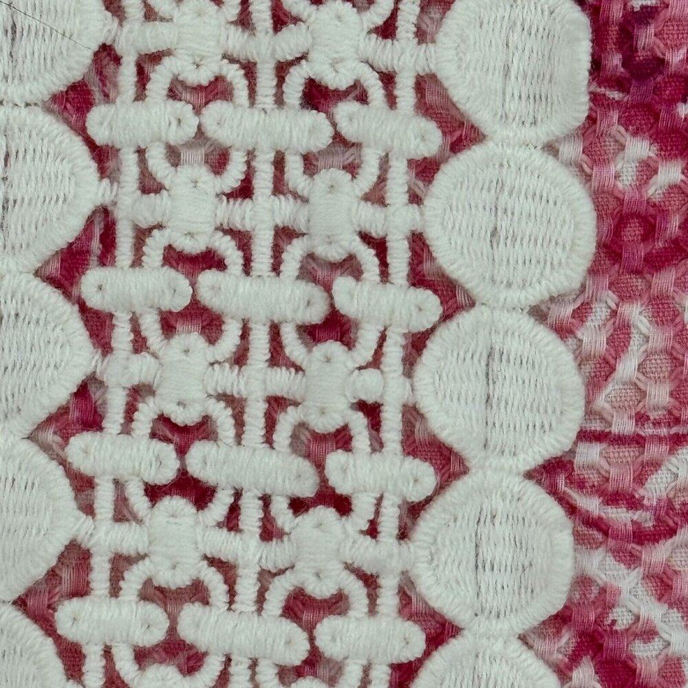 Talbots Size 10 Pink Shell Pattern Sheath Dress S… - image 7